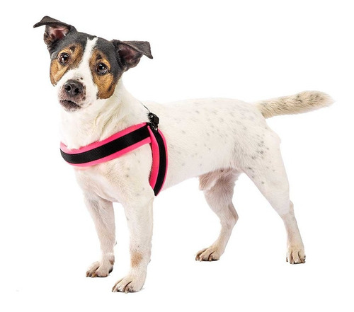 Arnes Pechera Regulable Perro Ferplast Agila Fluo 4 Fucsia