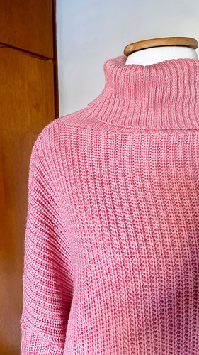 Sweater Polera Tejido Mujer Talle Único (Usado)