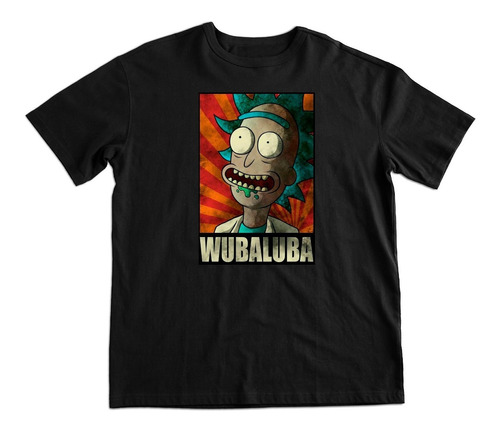 Polera Estampada De Algodón Orgánico De Rick Sanchez  Urbano