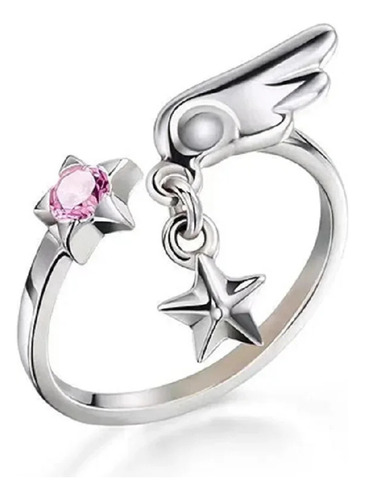 Sakura Card Captor - Anillo Ajustable Regalo Pareja Amor 02