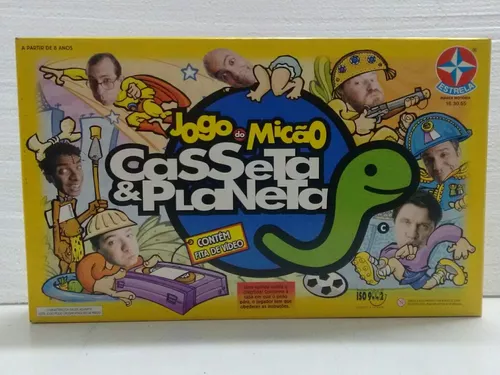 Jogo Micão Casseta e Planeta - Antigo - Completo, Cacareco Estrela Usado  91153531