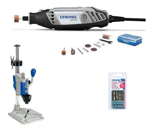 Retifica Dremel 3000 + Furad Bancada 220 + Brocas 631 220v