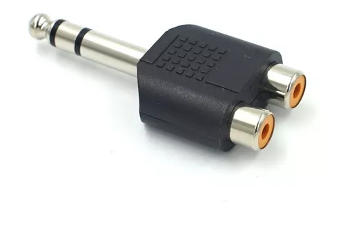 Adaptador Audio Jack Hembra 6.3mm A 3.5mm Plug Monofónico