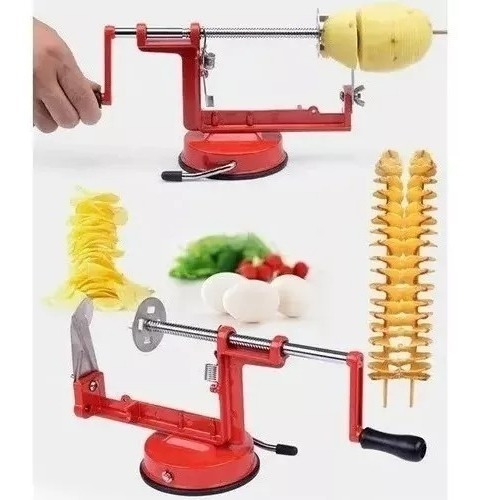 Maquina Cortador De Papa Espiral Cortador De Verduras Papas 