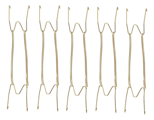 5 Colgador De Plato 16 Soporte Invisible Para Colgar Pared.
