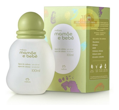 Água de colônia mamãe e bebê Natura 100 mL