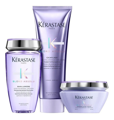 Kit Kérastase Blond Absolu Bain-lumiére Trio (3 Produtos)