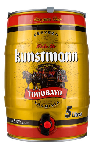 Barril Cerveza Kunstmann Torobayo 5 Litros