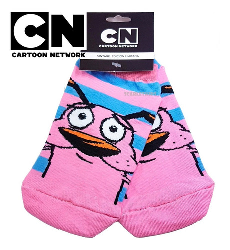 Imagen 4 de 8 de Pack X3 Medias Coraje Perro Cobarde Cartoon Network Vintage