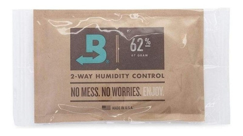 Boveda Paquete Control Humedad 62% Rh 67 Gramos