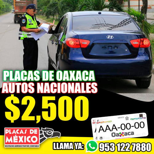 Imagen 2 de 10 de Placas De Oaxaca
