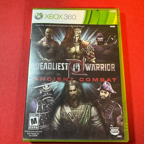 Deadliest Warrior Ancient Combat Xbox 360 Original