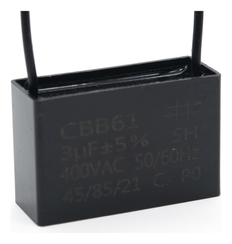 Capacitor 3uf X 400v Arranque Motores Cbb61 45/85/21