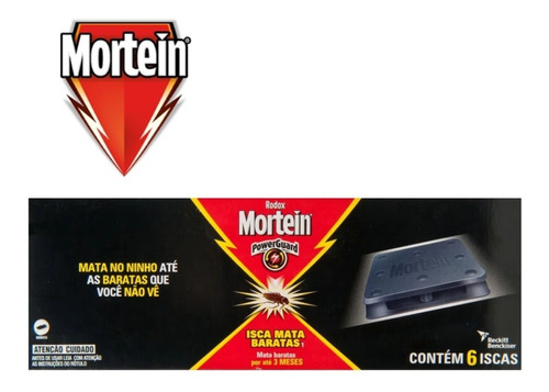 Mortein Armadilha Para Matar Baratas Caixa Com 6 Iscas