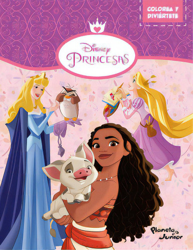 Princesas: Colorea y diviértete, de Disney. 6280002545, vol. 1. Editorial Editorial Grupo Planeta, tapa blanda, edición 2022 en español, 2022