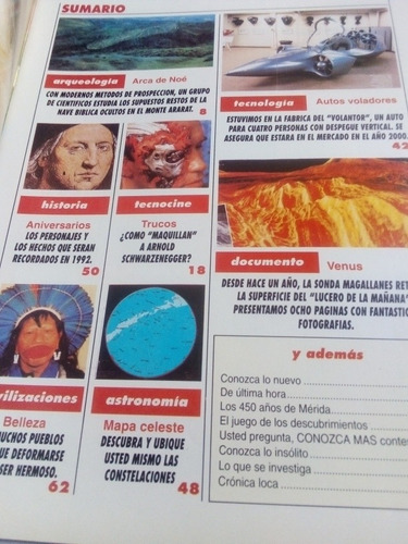 Imagen 2 de 5 de Revista Conozca Más Año 3 No. 1 Arca De Noé Hallazgo