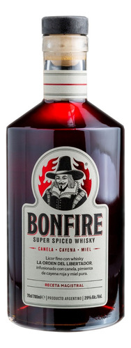 Licor De Whisky Bonfire Super Spiced 750ml - Ayres Cuyanos