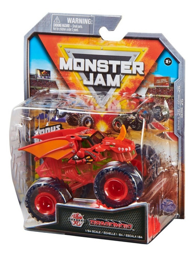 Monster Jam 1:64 Single Packs - Bakugan See Threw Crew Color Multicolor