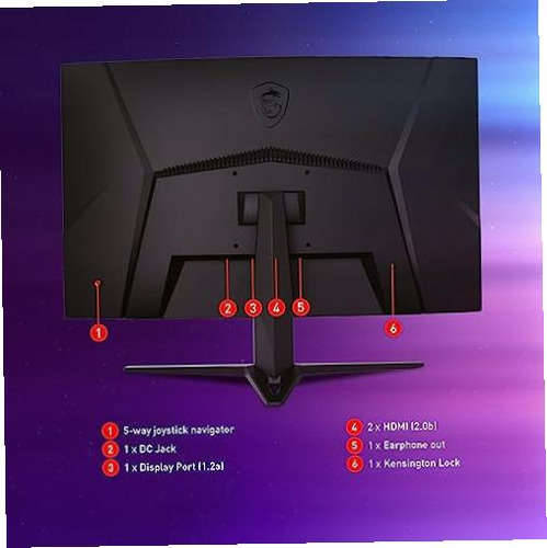 Msi Monitor 32 G32cq4 E2 Curvo 170hz