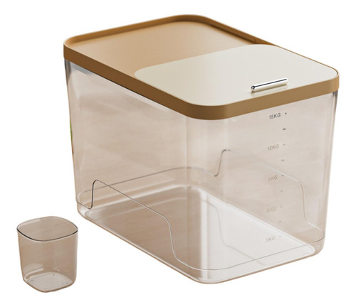 Recipiente De Almacenamiento De Alimentos De Cubo De Arroz L