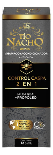 Tio Nacho 2 En 1 Shampoo + Acondicionador Anti Caspa, 415ml.