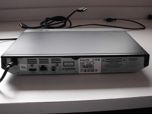 Philips Blu-ray Disc/dvd Player Bdp 2900 Funcionando Perfeit