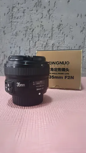 Lente Yongnuo Yn 35mm F/ 2 Para Nikon | Parcelamento sem juros