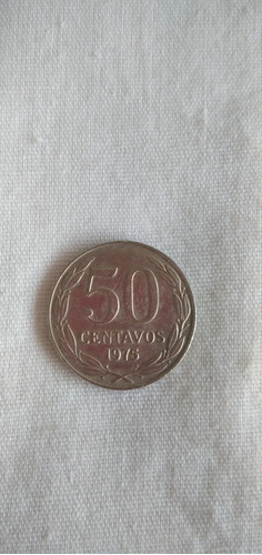 Moneda 50 Centavos 1975 Chie 