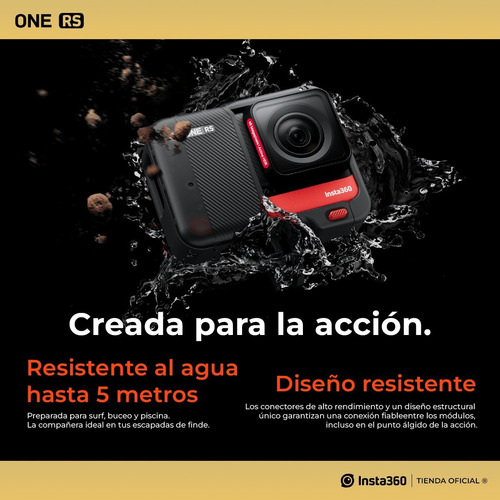 Imagen 7 de 9 de Cámara De Video Insta360 One Rs Twin Edition 360° 4k Oficial