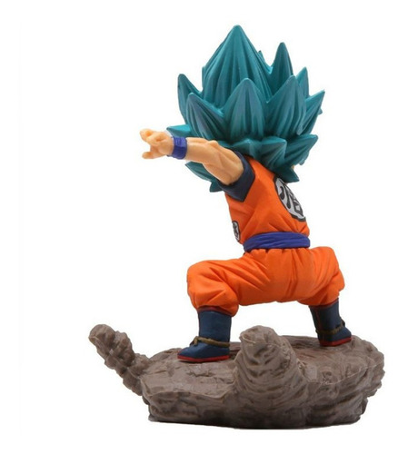 Imagen 3 de 6 de Figura Goku Super Saiyan Blue World Collectable Diorama Vol3