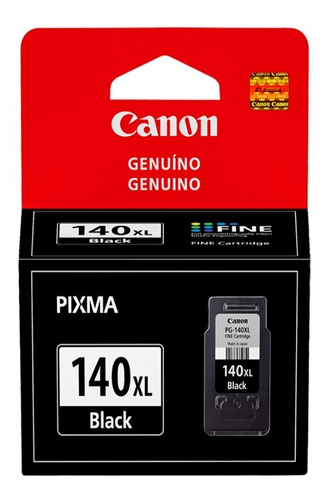 Cartucho Canon Pg-140xl Mg2110 3210 Mg3510 5200b001ab Negro