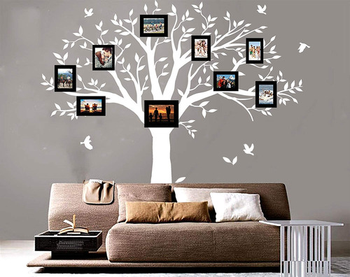 Arbol Familiar En Vinilo Para Pared Gigante