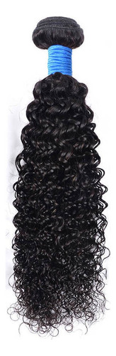 Cabello Humano Rizado Brasileño De 40 Cm, 100 G