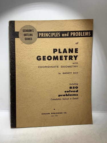 Principios Y Problemas De Geometría Plana - En Ingles -