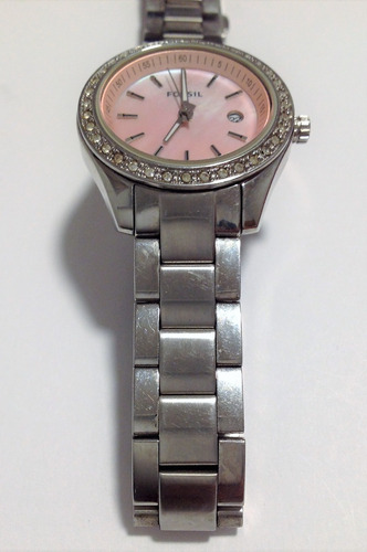 Reloj Fossil Genuino Pulsera Stella Mini Tone Silver Es-2999 (Usado)
