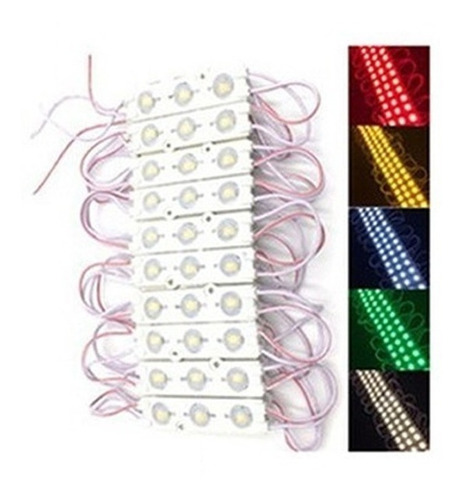 Imagen 3 de 4 de Modulos Led 110v - 12v Iluminacion Led Luces Potentes