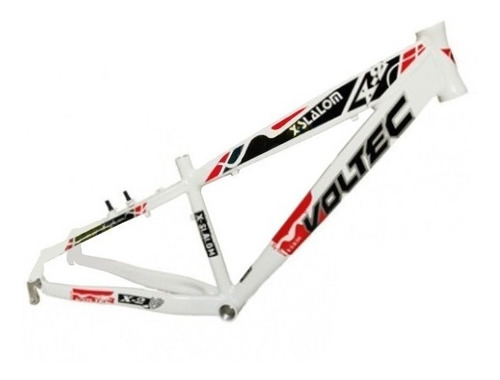 Quadro Voltec Slalon X-2 Manobras Branco Dh Bike Freeride 4x