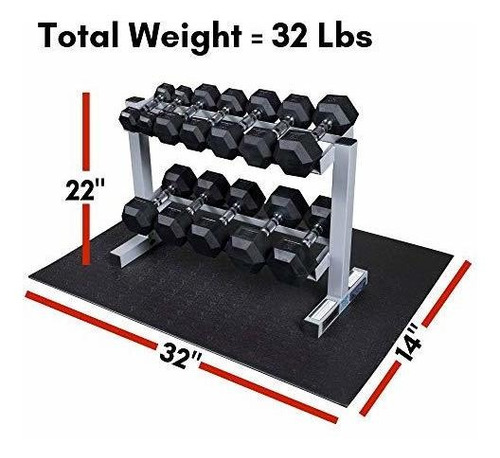 Powerline Pdr282x Rfws Soporte Para Mancuerna Goma