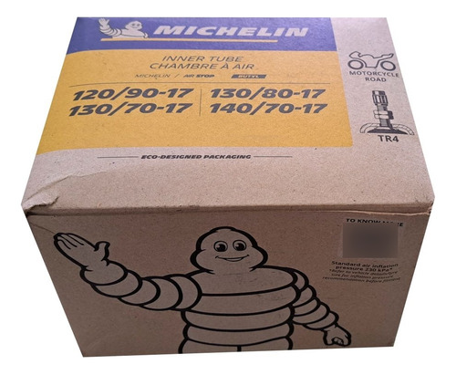 Câmara De Ar Aro 17 Com Válvula Central - Michelin