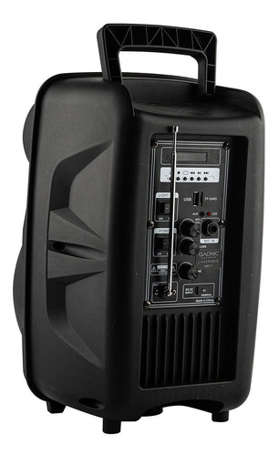 Imagen 6 de 7 de Parlante Gadnic Live Studio XBS11 con bluetooth negro