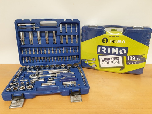 Juego De Tubos Irimo By Bahco Encastre 1/2 - 1/4 109 Piezas Color No Aplica
