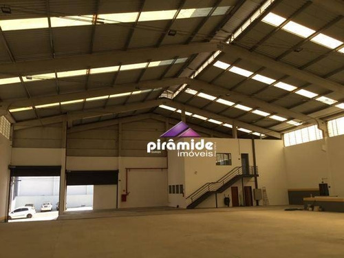 Galpão Para Alugar, 2046 M² Por R$ 25.000,00/mês - Jardim Califórnia - Jacareí/sp - Ga0036