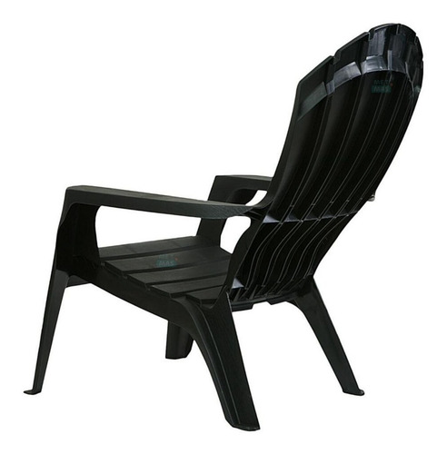 Sillon Jardin Plastico Garden Life Miami Negro