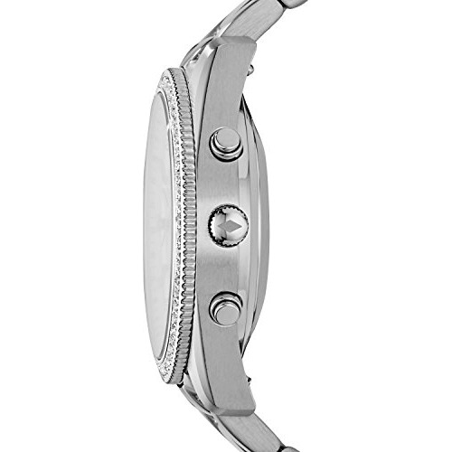 Fossil Dama's Scarlette Silvertone Hybrid Smart Watch