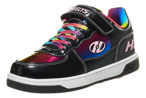 Zapatos Patines Heelys Rezerve 20 X2  Black Rainbow 2 Ruedas