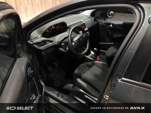 Peugeot 208 Active 1.2 2016 Gris Oscuro Muy Buen Estado