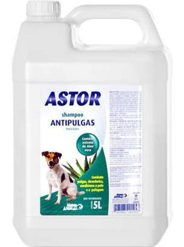 Shampoo Antipulgas Mundo Animal Astor Para Cães 5lt