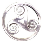 Triskel Celta Trisquel Amuleto Protección Reiki Meditación