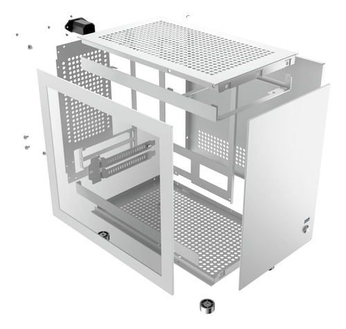 Kxrors M02 Sfx Factor Pequeño Mini-itx Pc Case, Panel De Vid