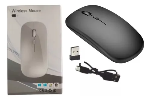 Promo 2x1! Mouse Recargable Bluetooth Usb C/ Windows Mac
